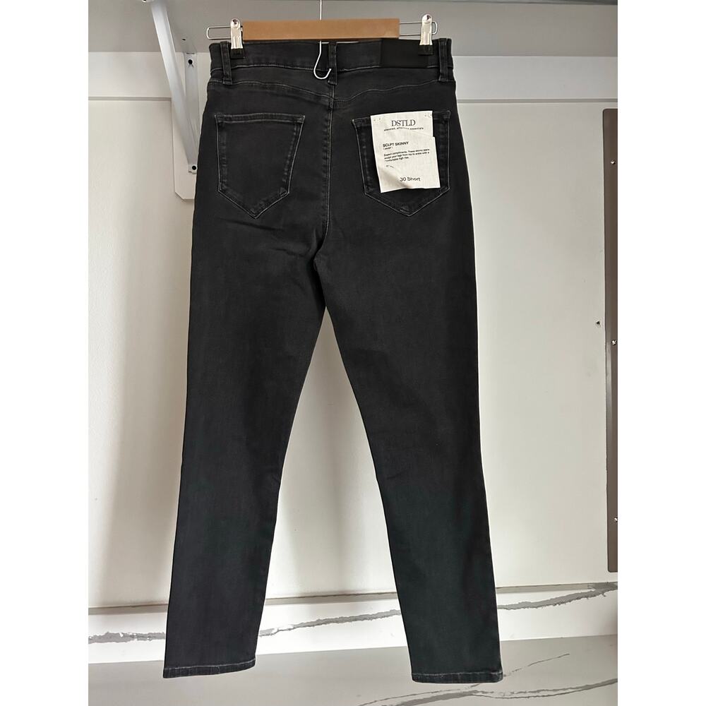 NWT DSTLD Sculpt Skinny Jeans Charcoal Gray Size 30 Short‎ Ankle